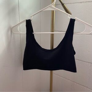 Black Cropped Tank Top